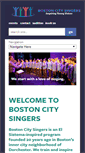 Mobile Screenshot of bostoncitysingers.org